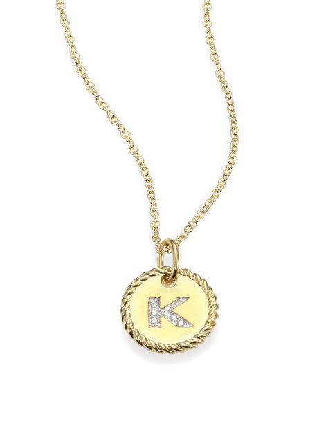 david yurman replica initial necklace